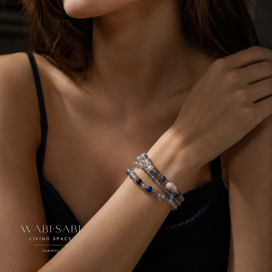 Mystic Halo | Labradorite Triple-Wrap & Necklace | USA 14k Gold Filled